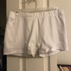 bcg White Women's Athletic Layered Shorts